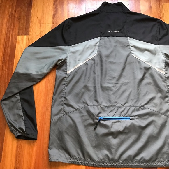 Pearl Izumi Windbreaker Men’s Large Black and Grey - Picture 4 of 8